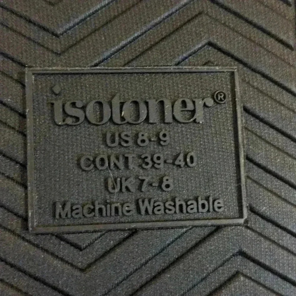 Isotoner Men's Microterry and Waffle Travis Moccasin Slippers - Picture 8 of 10